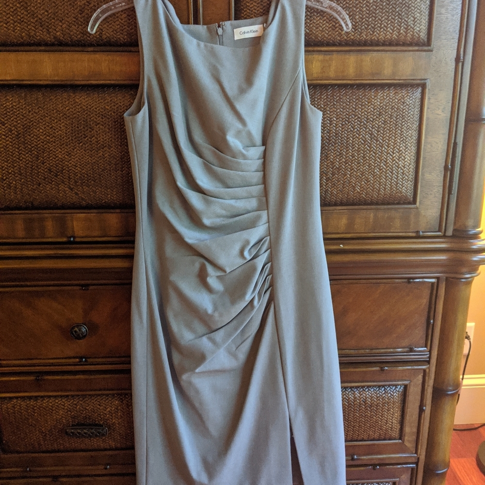 Gray Calvin Klein dress
